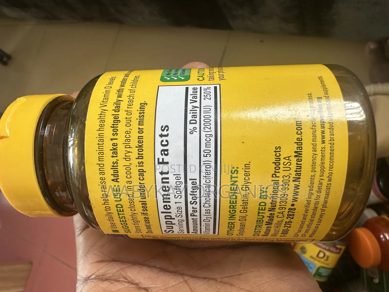Nature Made Vitamin D3, 250 Days