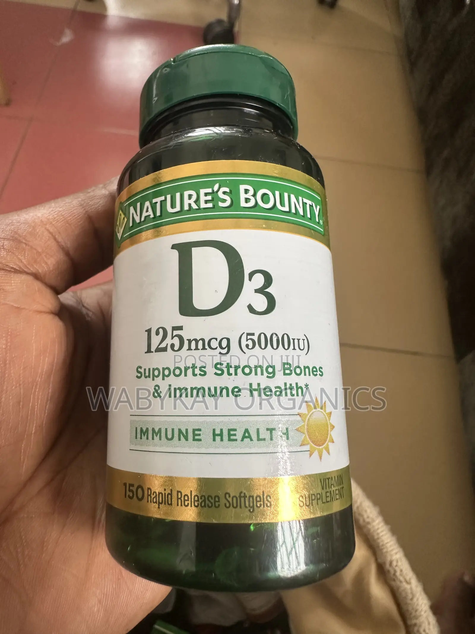 Nature Bounty Vitamin D3 5000iu