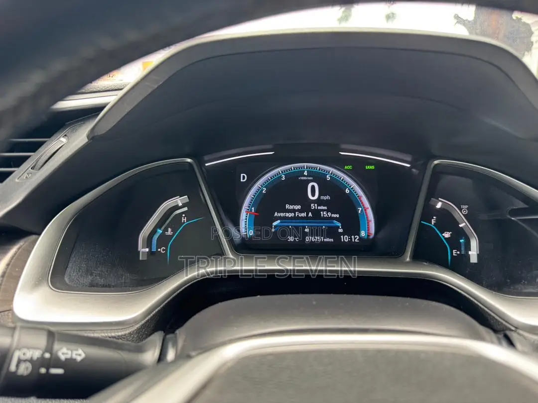 Honda Civic Touring Sedan 2019 White