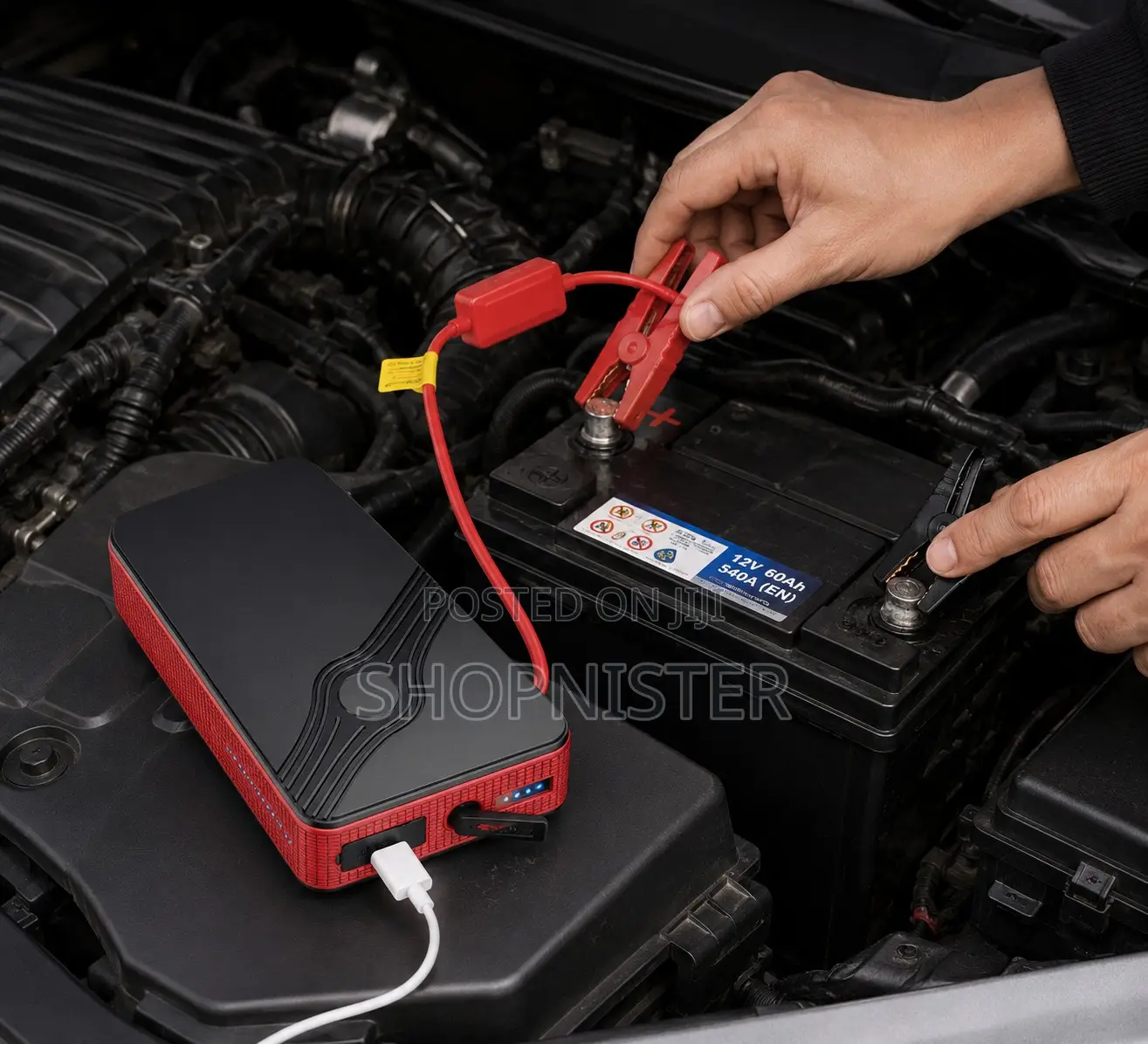 5v 2a 6000mah Portable Car Jump Starter Power Bank With Led Flashlight