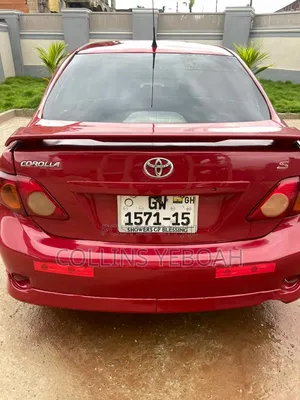 Toyota Corolla S 4dr Sedan (1.8L 4cyl 4A) 2009 Red