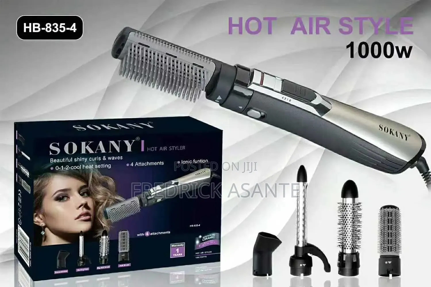 Sokany Hb-835-4 Hot Air Styler