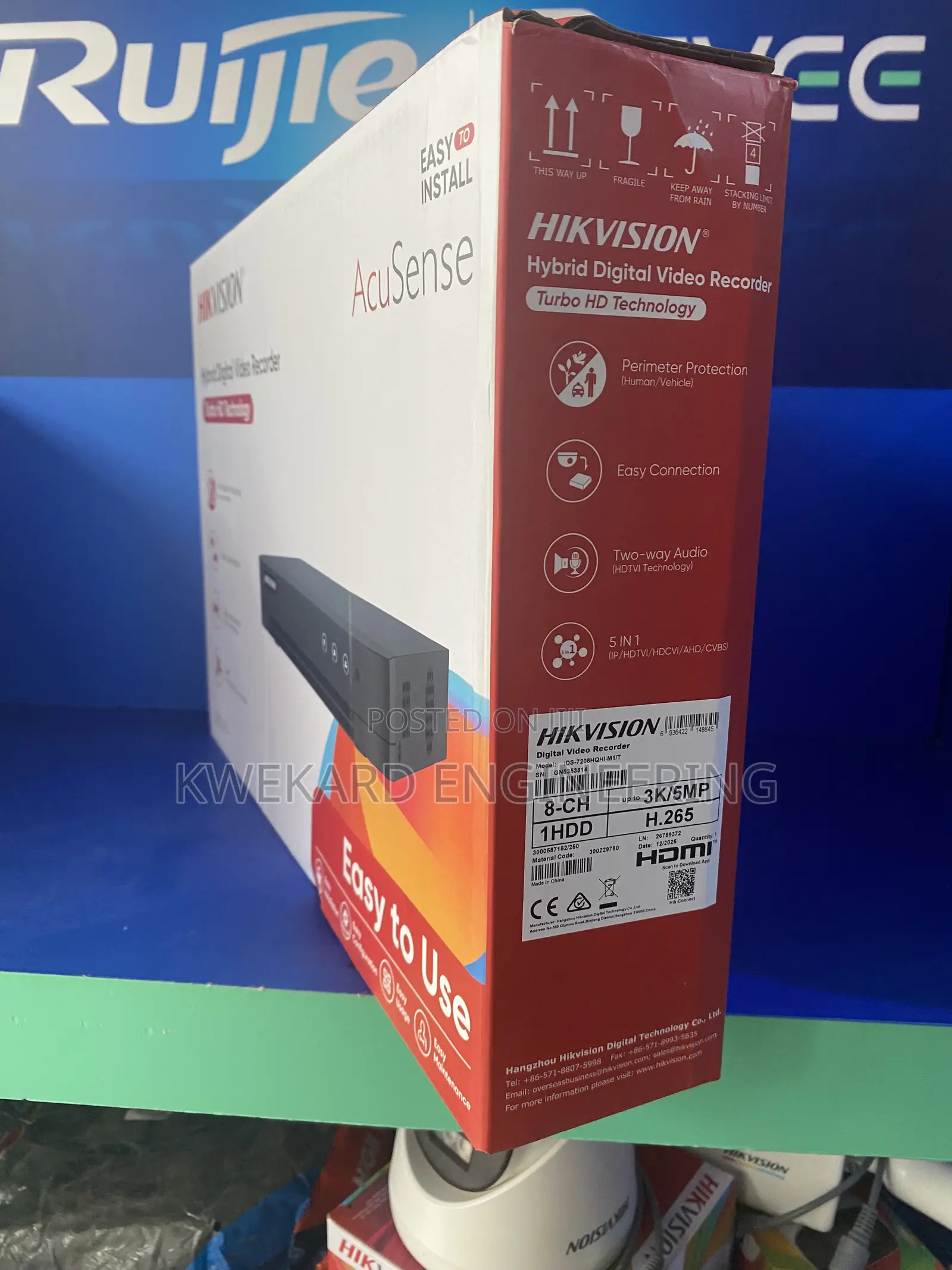 Hikvision Hybrid Digital Video Recorder (Dvr) Ids-7208hqhi-m1/Xt