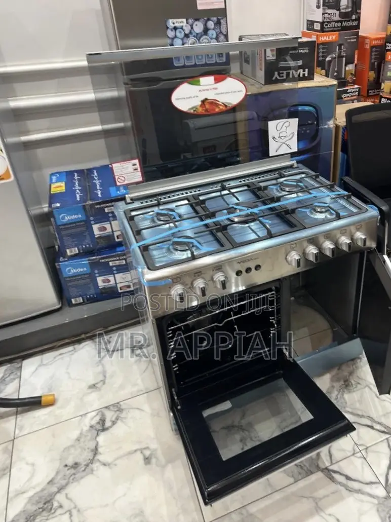 Get Premium Mideatech Auto Rotisserie 5 Gas Burner(Gray) 