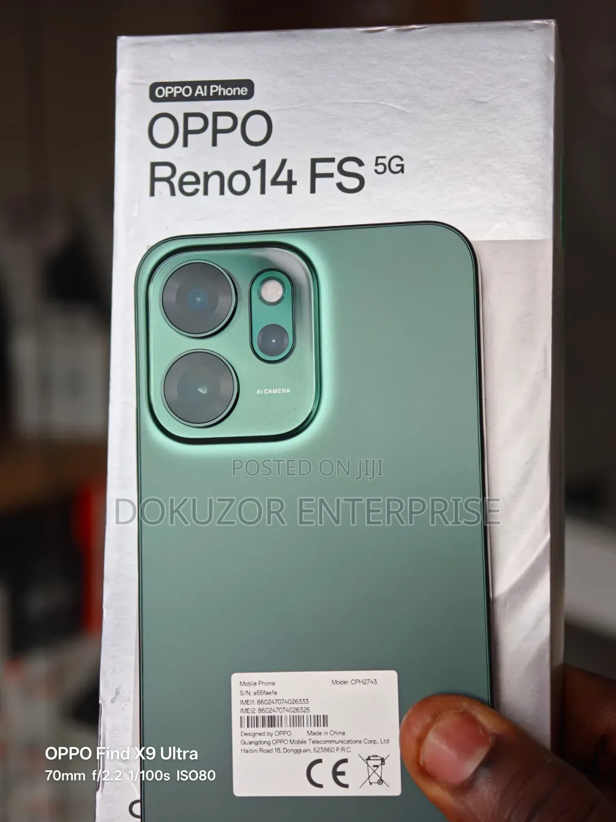 New Oppo Reno14 F 512 GB Green