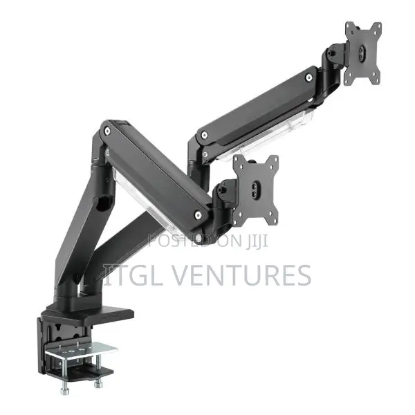 Newstar 91-ldt53c024 Dual Monitor Arm 17-inch To 32-inch, Desk Mount.