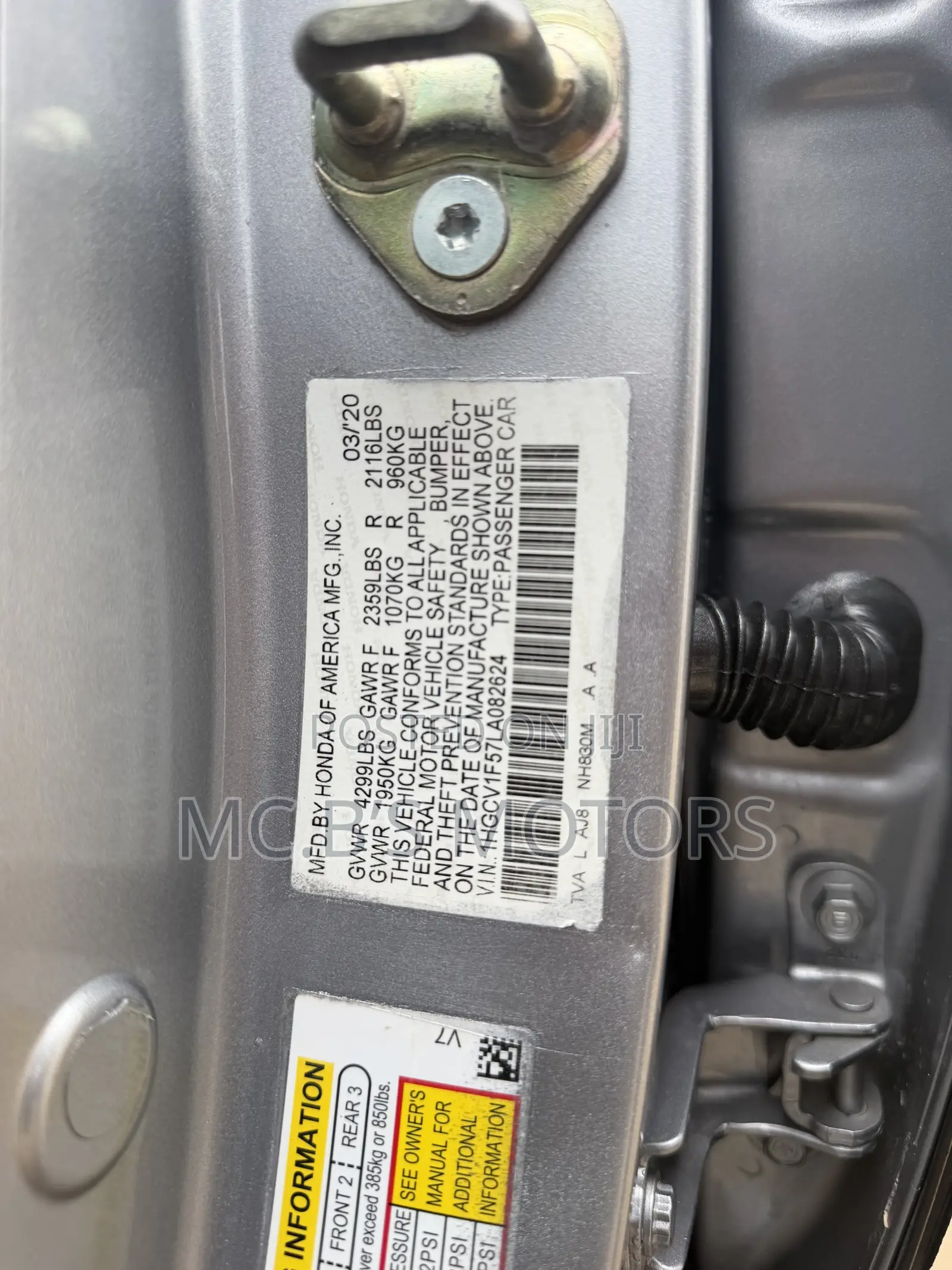 Honda Accord 2020 Silver