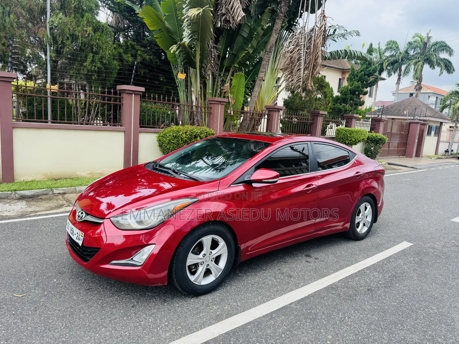 Hyundai Elantra Limited 4dr Sedan (1.8L 4cyl 6A) 2015 Red