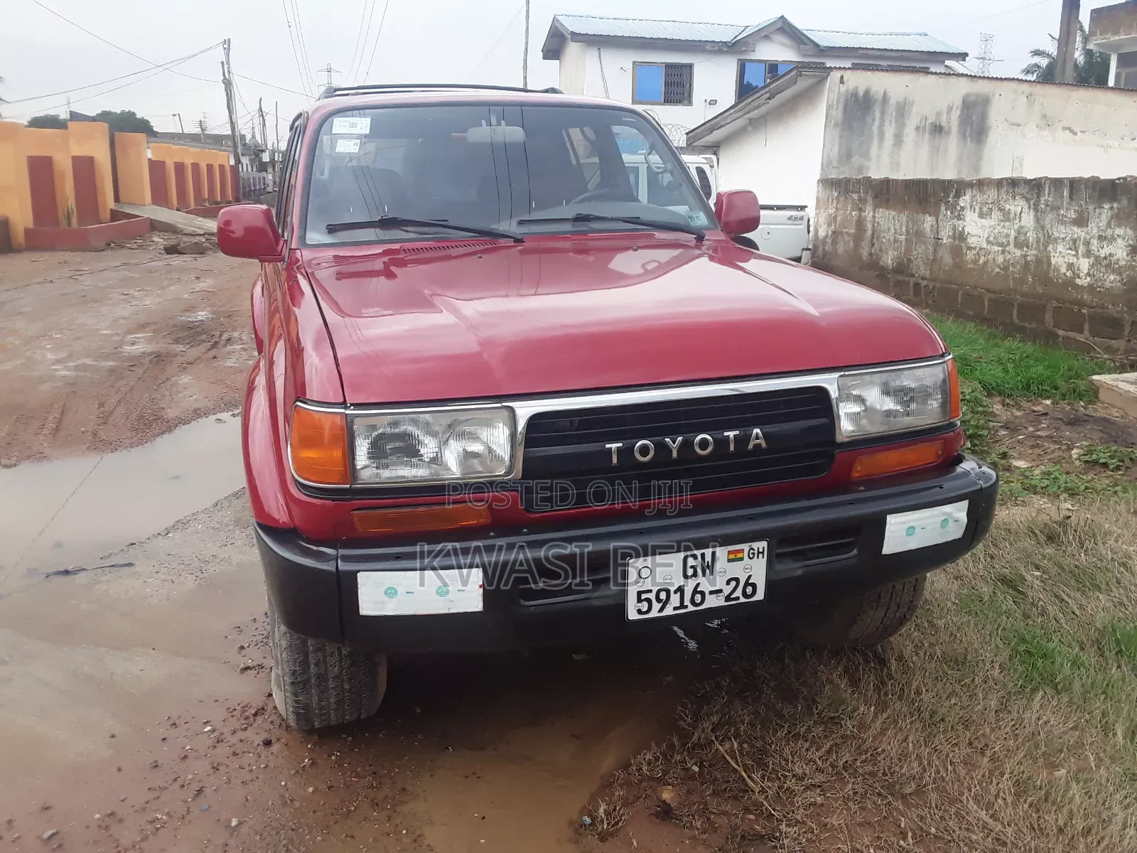 Toyota Land Cruiser 2004 Red