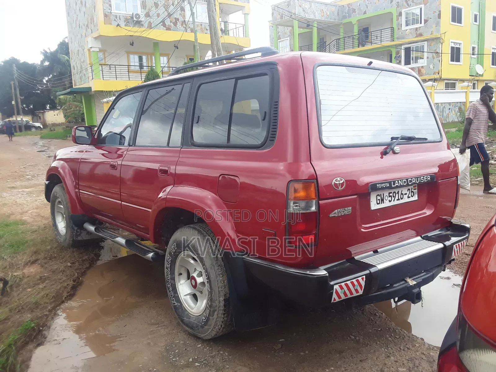 Toyota Land Cruiser 2004 Red