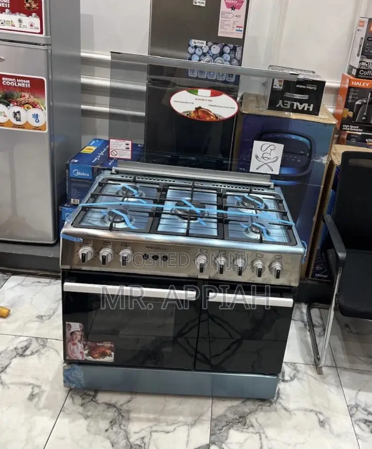 Shop Durable Mideatech 5 Burner With Grill(Gray)Auto Rotisserie 