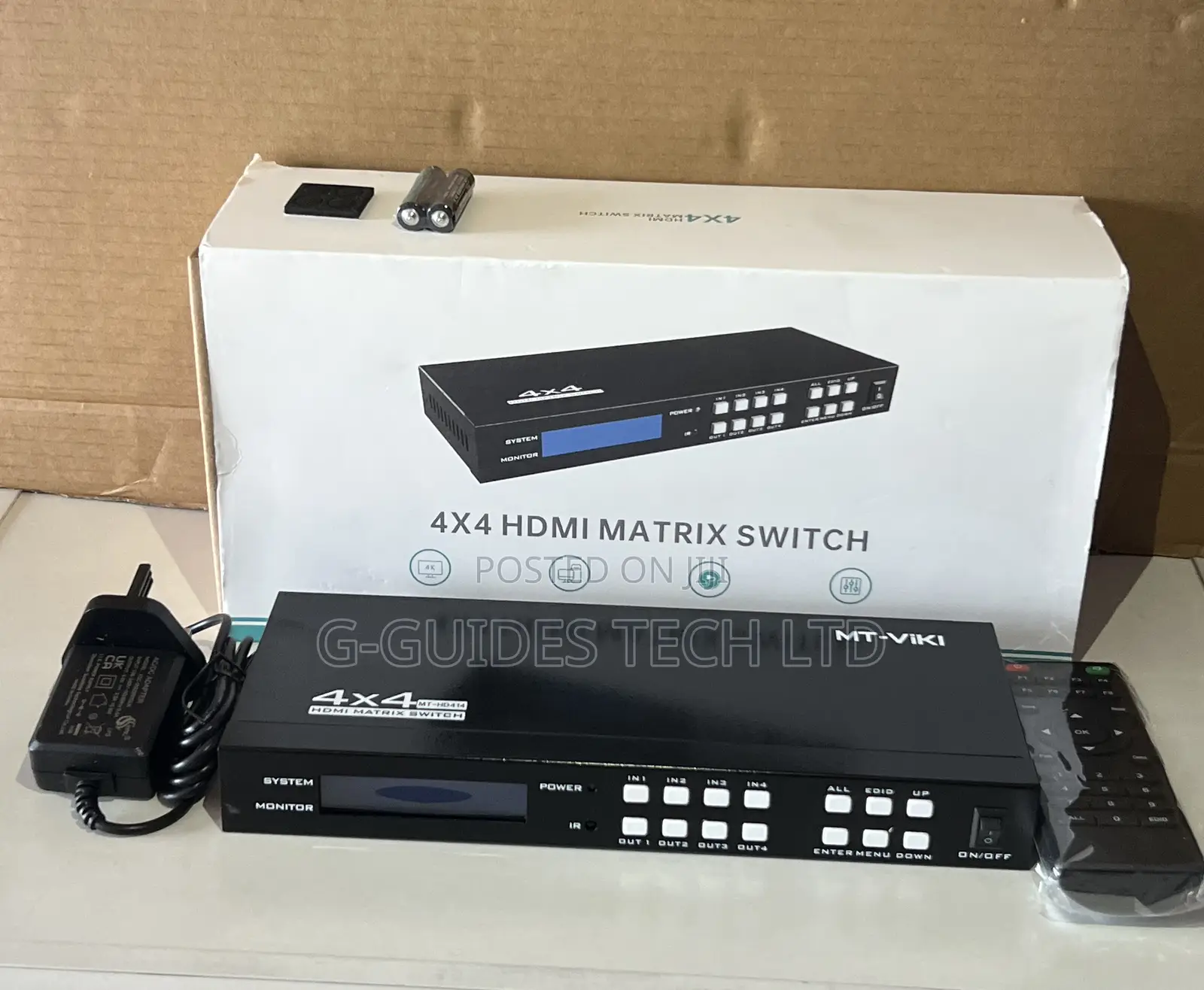 Mt-Viki 4x4 Hdmi Matrix Switch,4-in 4-Out Hdmi Matrix Switch
