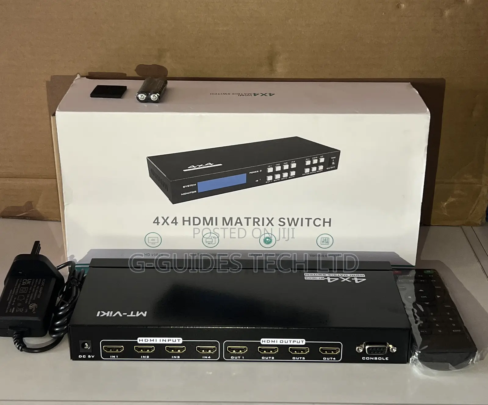 Mt-Viki 4x4 Hdmi Matrix Switch,4-in 4-Out Hdmi Matrix Switch