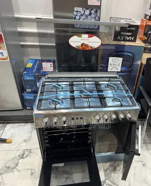 Shop Mideatech Gas Oven 5 Burner With Grill(Transparent Lid).
