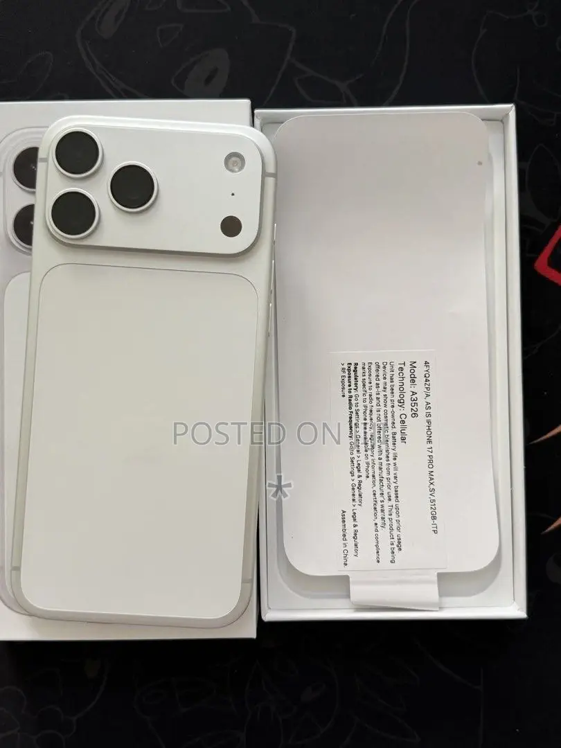 Apple iPhone 17 Pro Max 512 GB Silver
