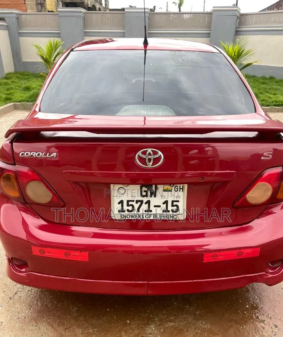 Toyota Corolla S 4dr Sedan (1.8L 4cyl 4A) 2009 Red