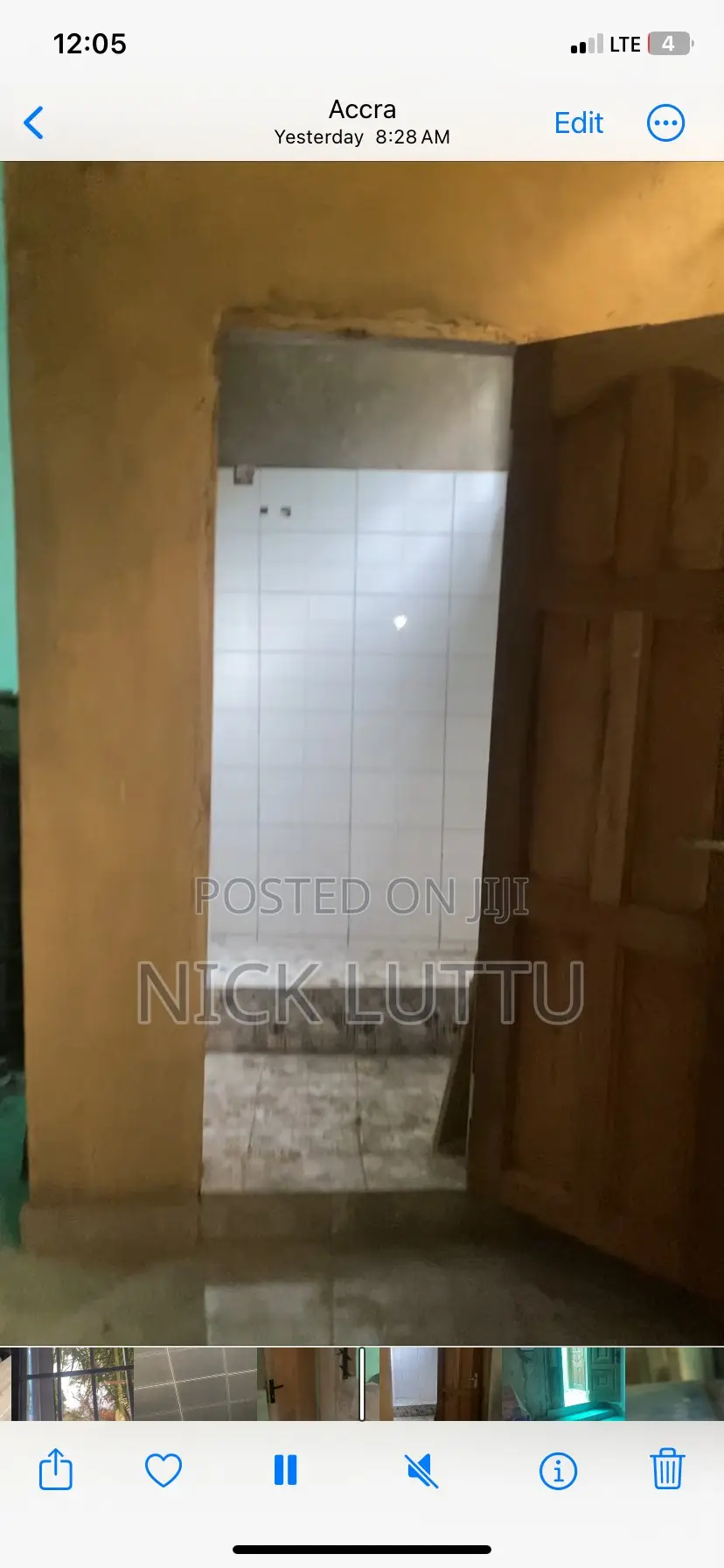 1bdrm Room & Parlour in Lutts Realty, Osu Ako-Adjei for rent