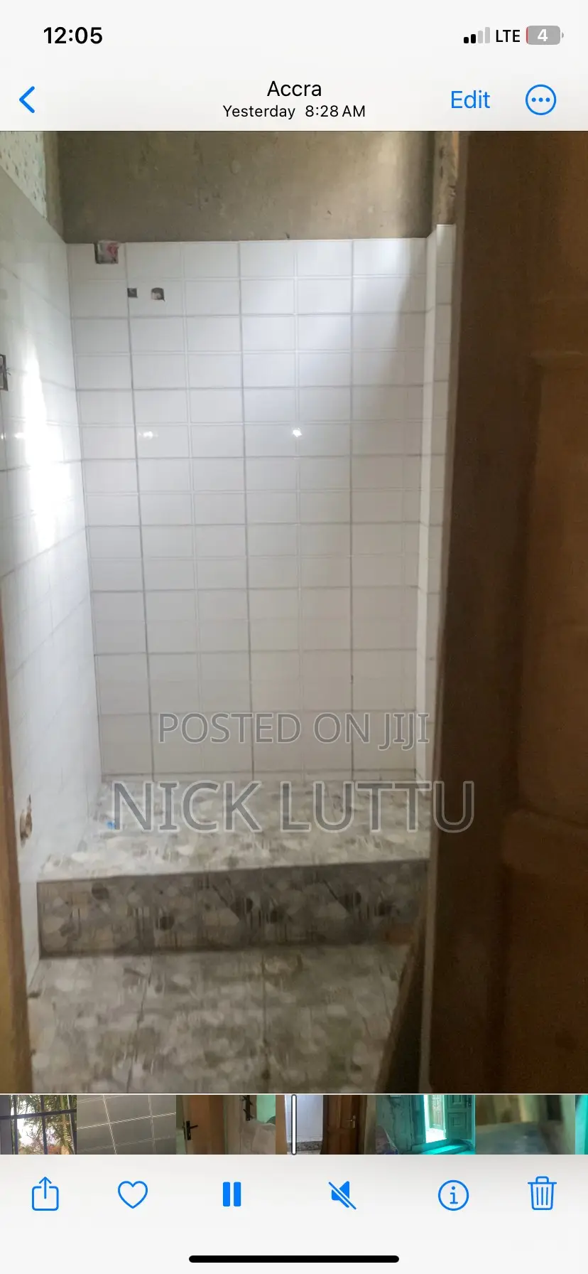 1bdrm Room & Parlour in Lutts Realty, Osu Ako-Adjei for rent