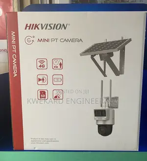 Hikvision Mini Pt Camera Model Ds-2de2c400iwg-K/4g With a Solar Panel