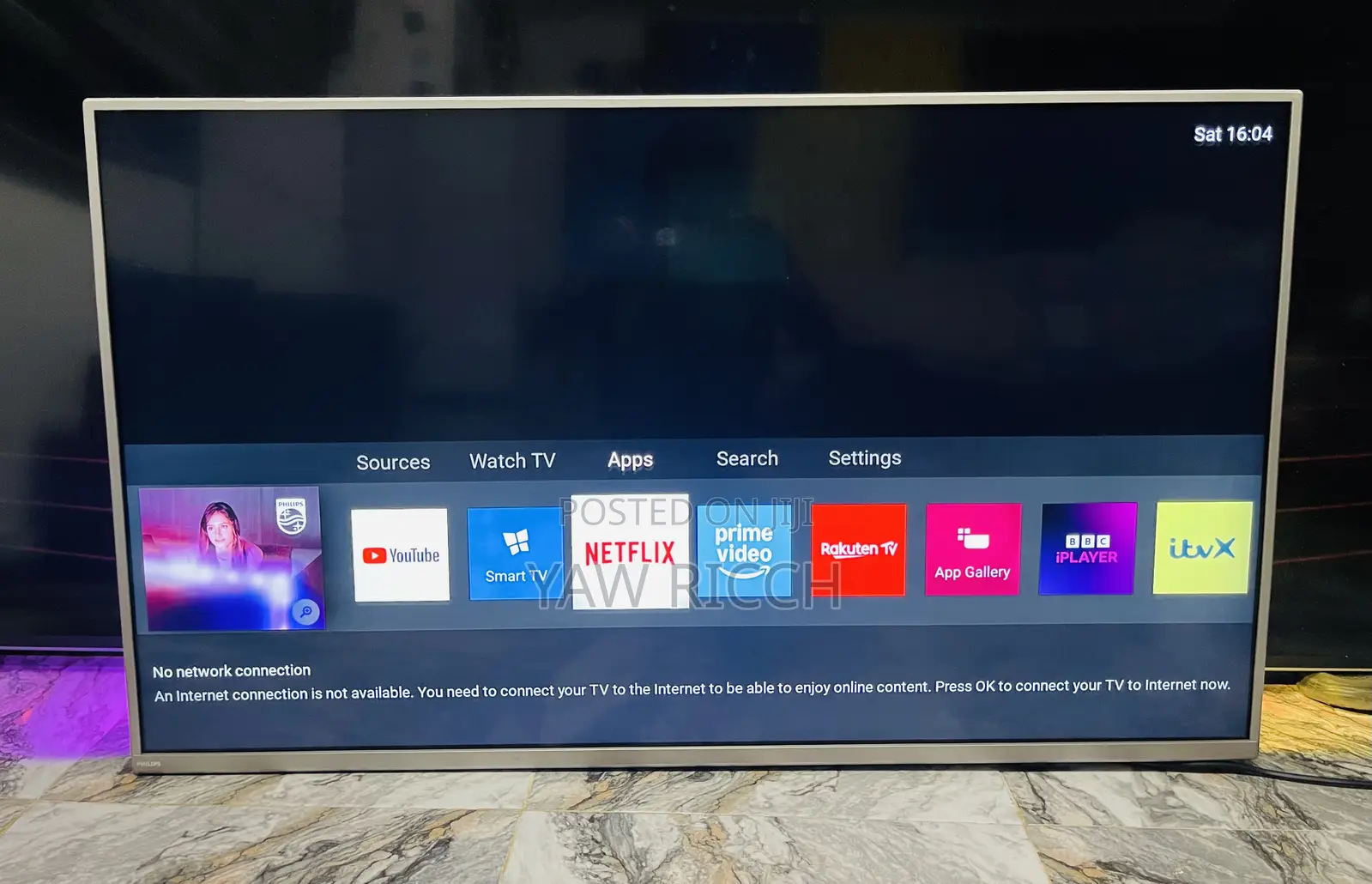 Uk Use Philips 43inches Android Smart Uhd Digital Satellite 2022 Tv
