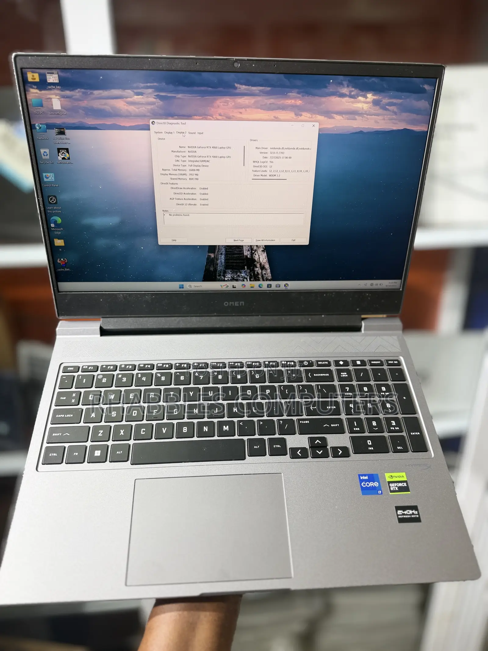 Laptop HP Omen 16 16GB Intel Core i7 SSD 512GB