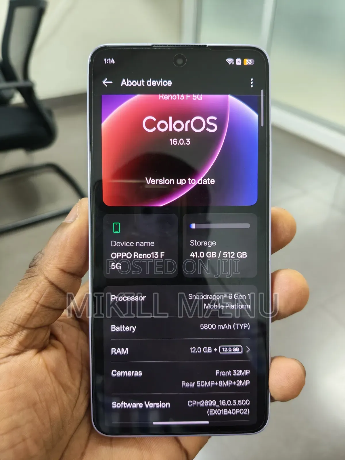 New Oppo Reno13 F 512 GB Purple