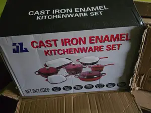Cast Iron Enamel Kitchenware Set
