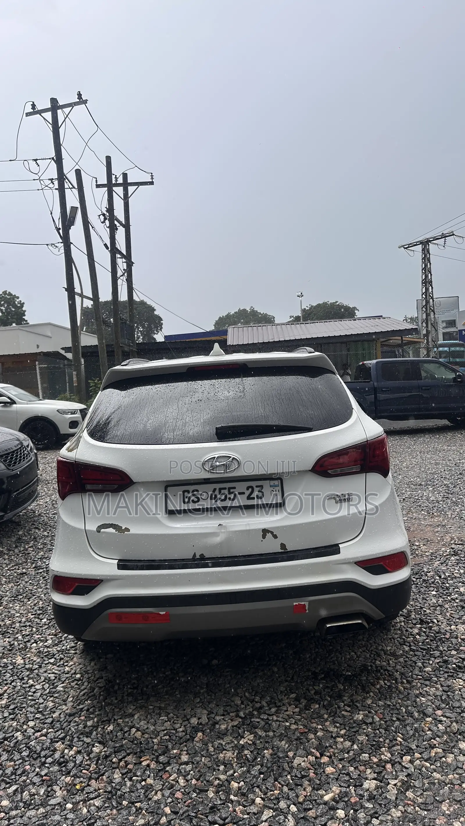Hyundai Santa Fe SE AWD 2017 White