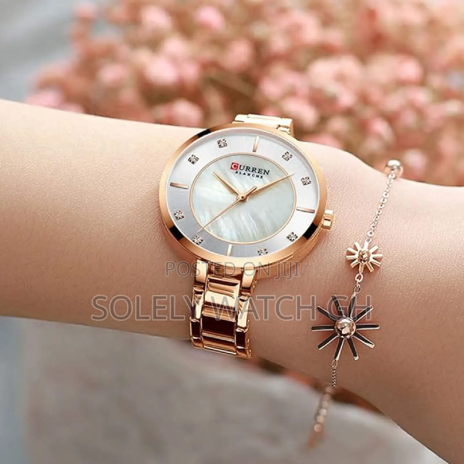 Curren 9051 Rose Gold Women Watch