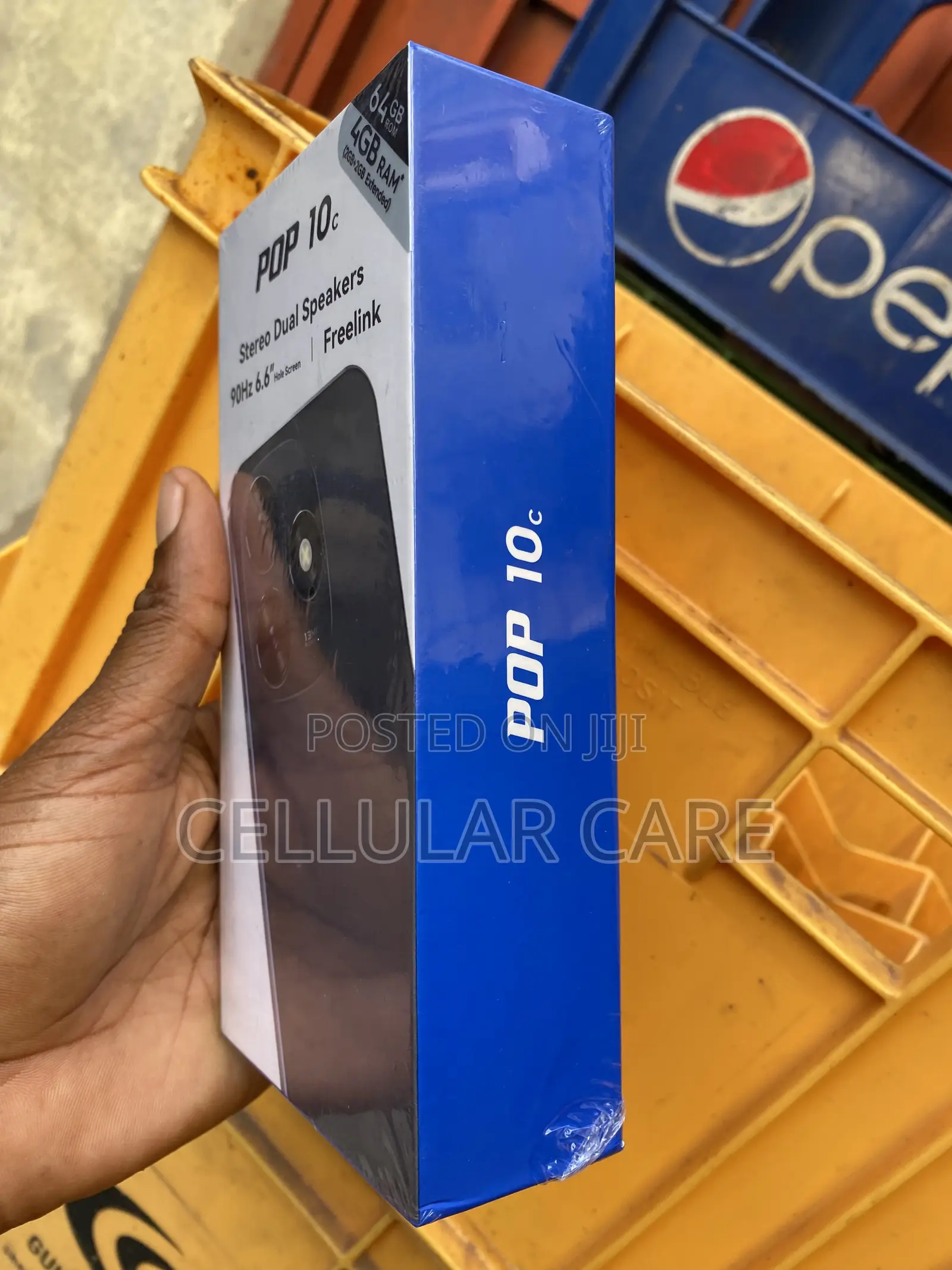New Tecno Pop 10C 64 GB Black