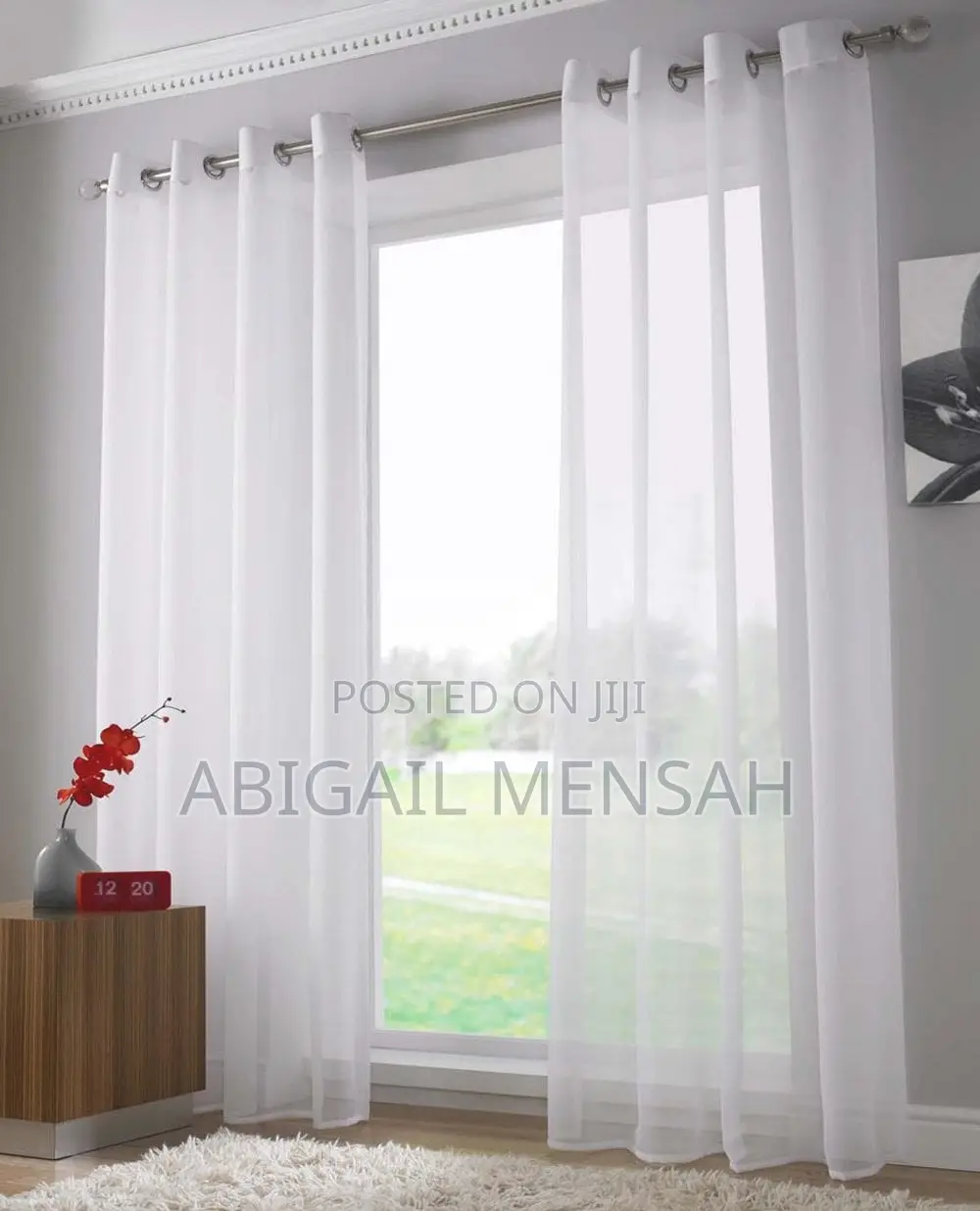 White Curtain Voiles