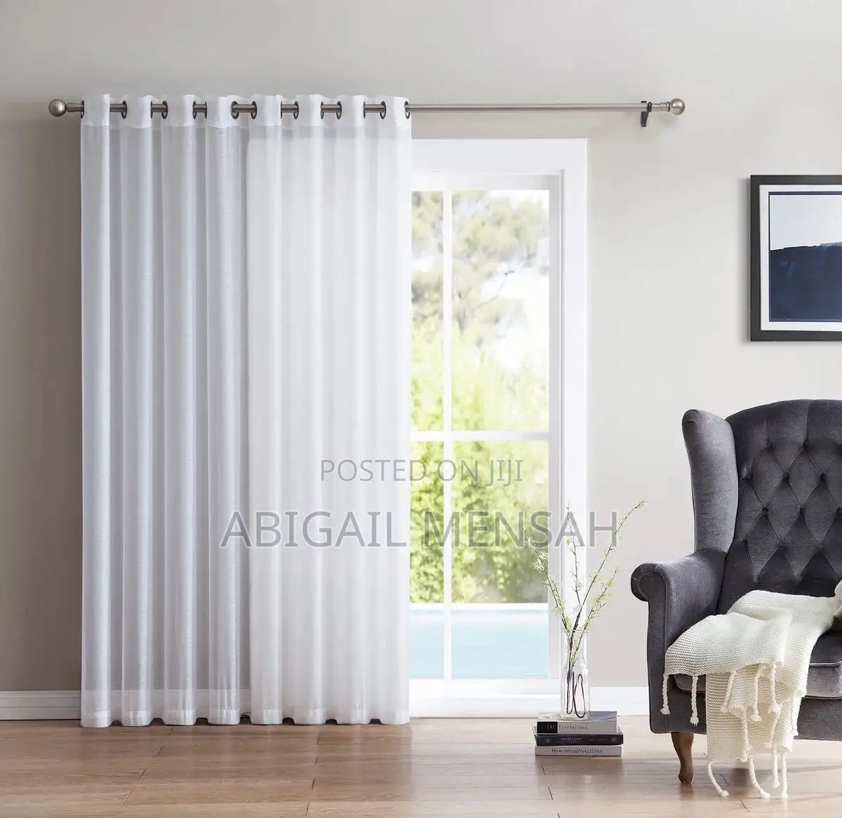 White Curtain Voiles