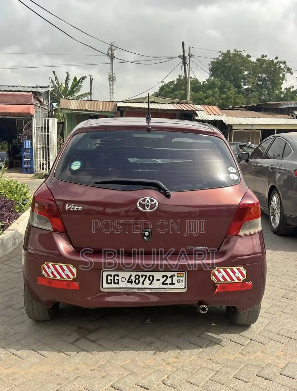Toyota Vitz 2008 Burgundy
