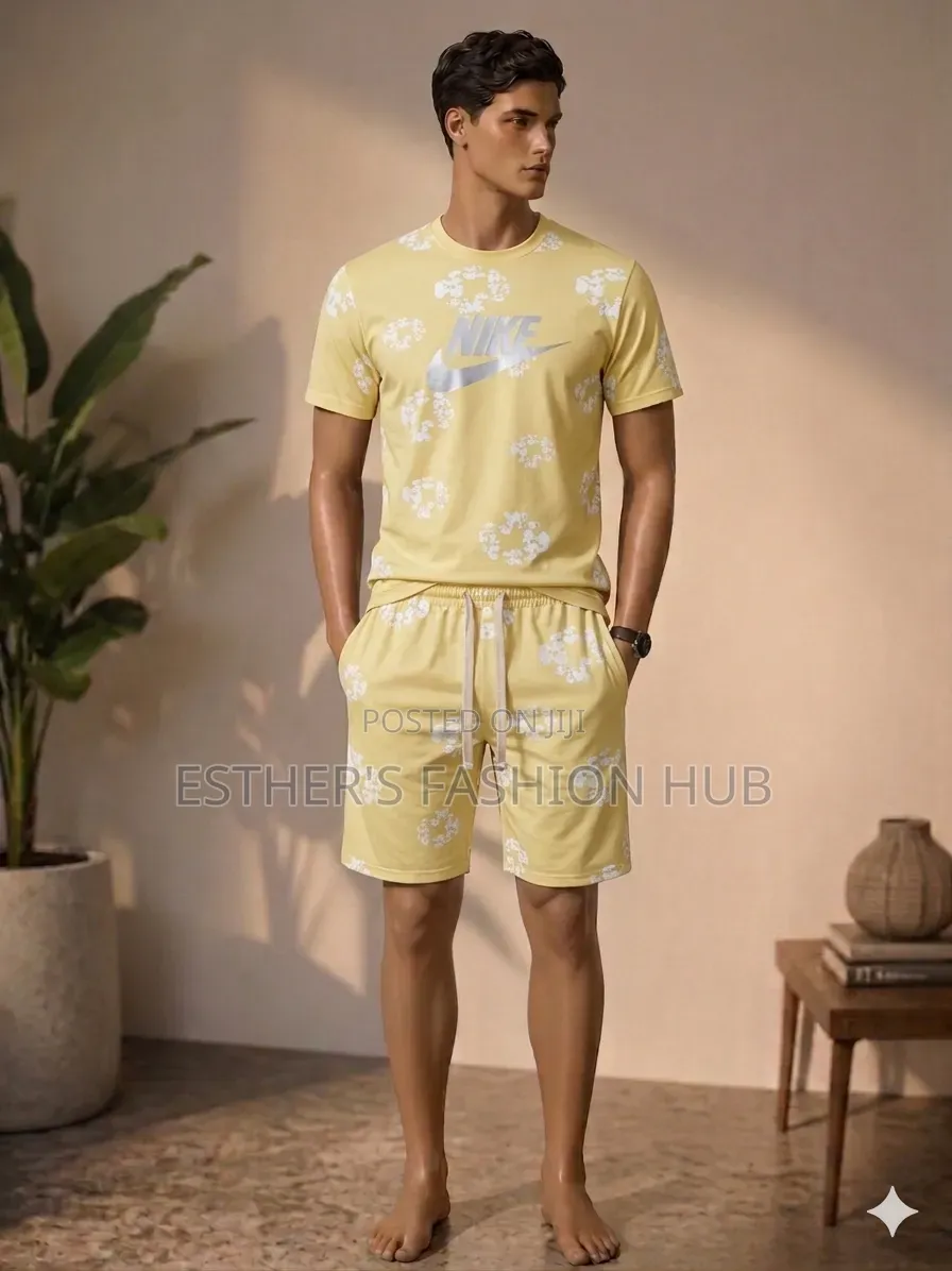 Unisex 2-Piece Clothes T-Shirts and Shorts