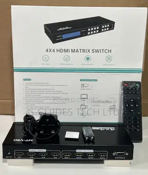Mt-Viki 4x4 Hdmi Matrix Switch,4-in 4-Out Hdmi Matrix Switch