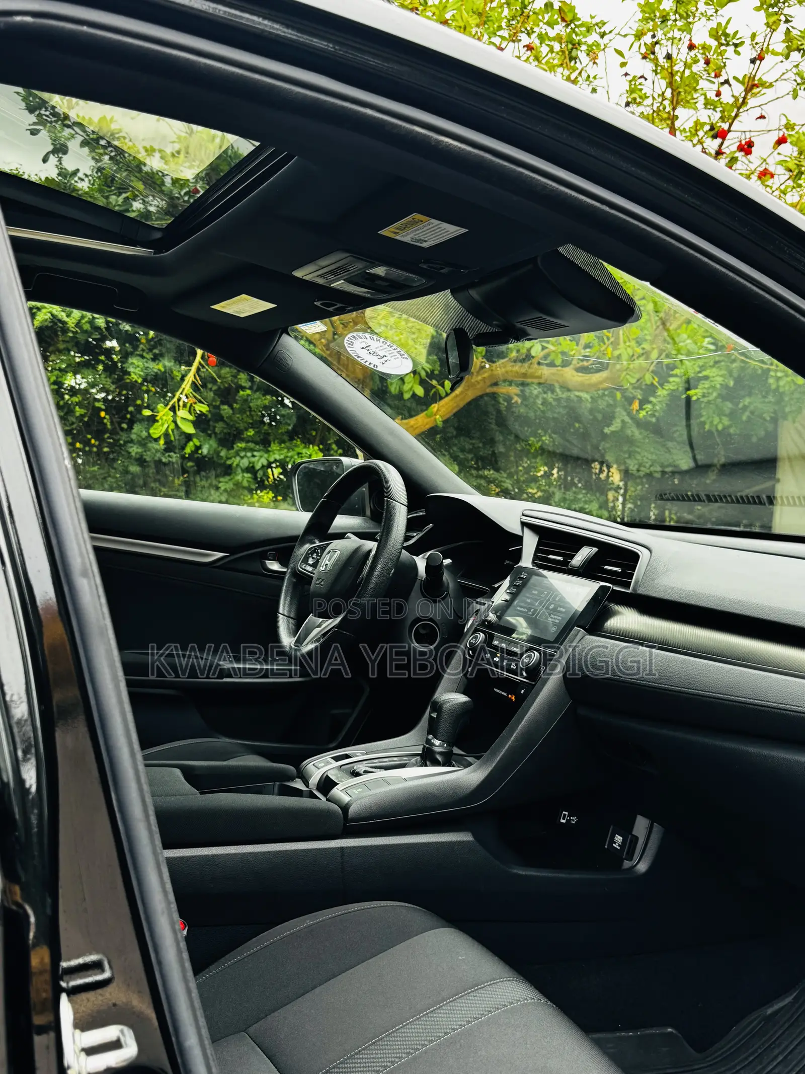 Honda Civic Sport Hatchback 2019 Black