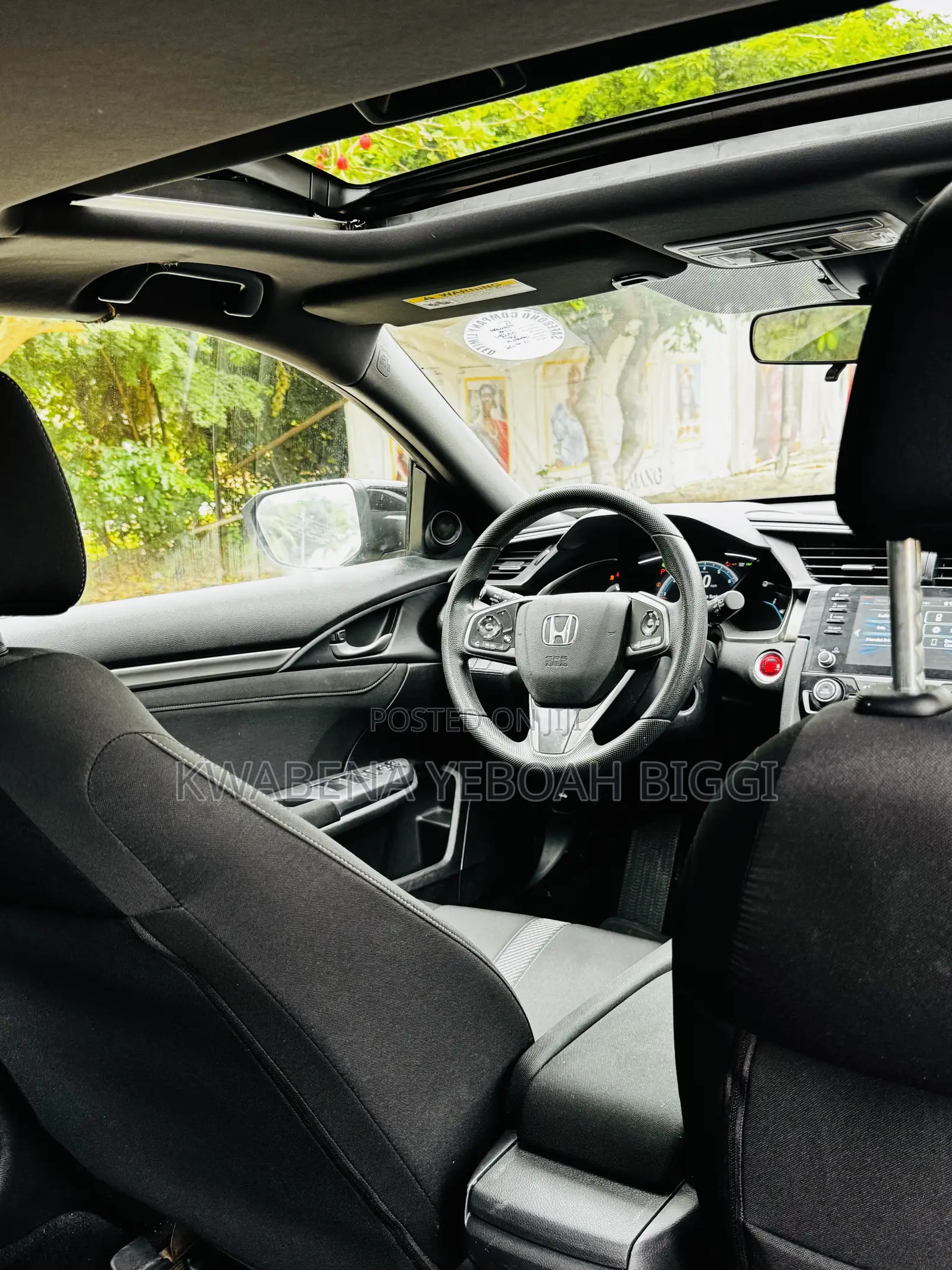 Honda Civic Sport Hatchback 2019 Black