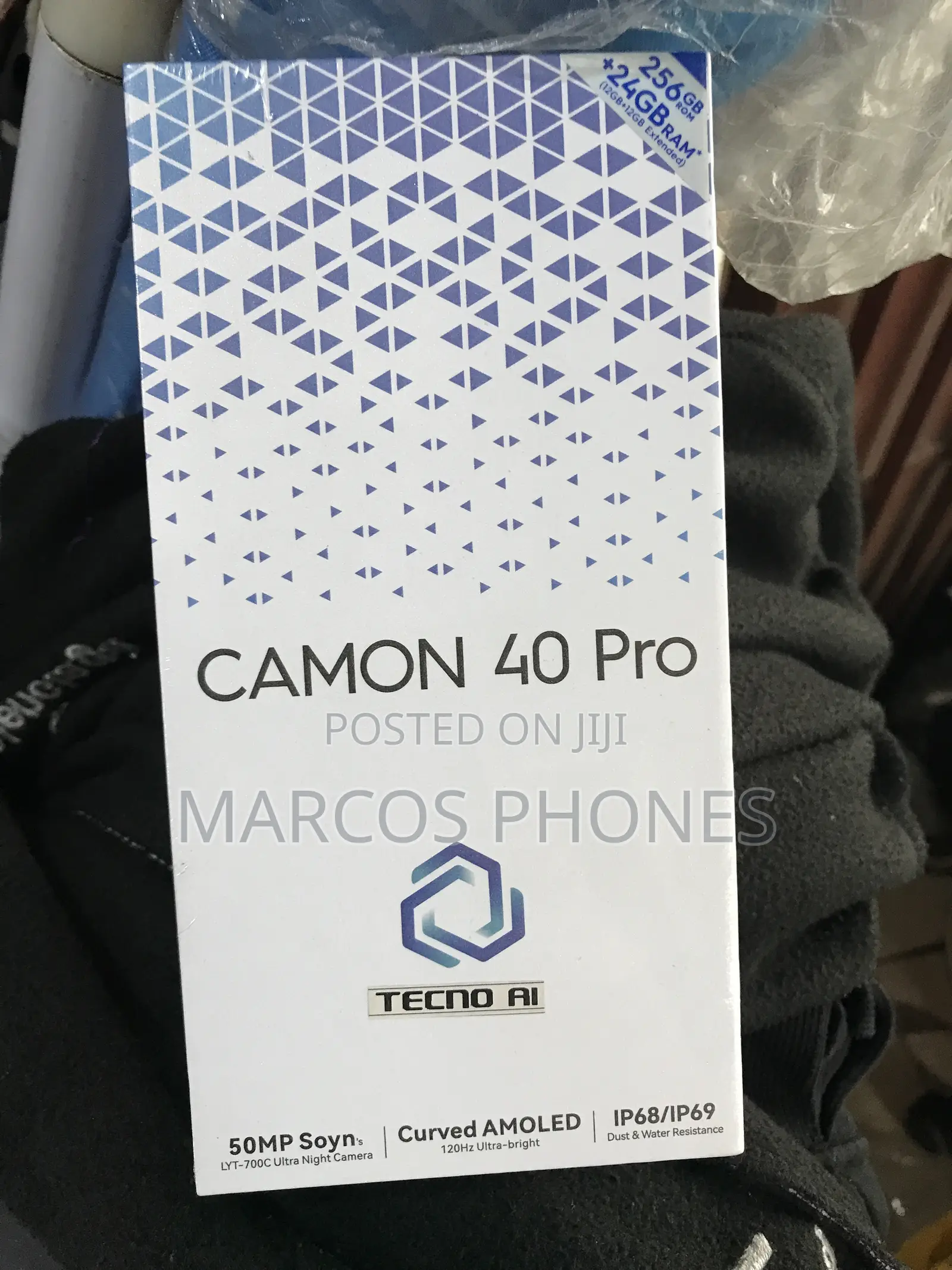 New Tecno Camon 40 Pro 5G 256 GB Black