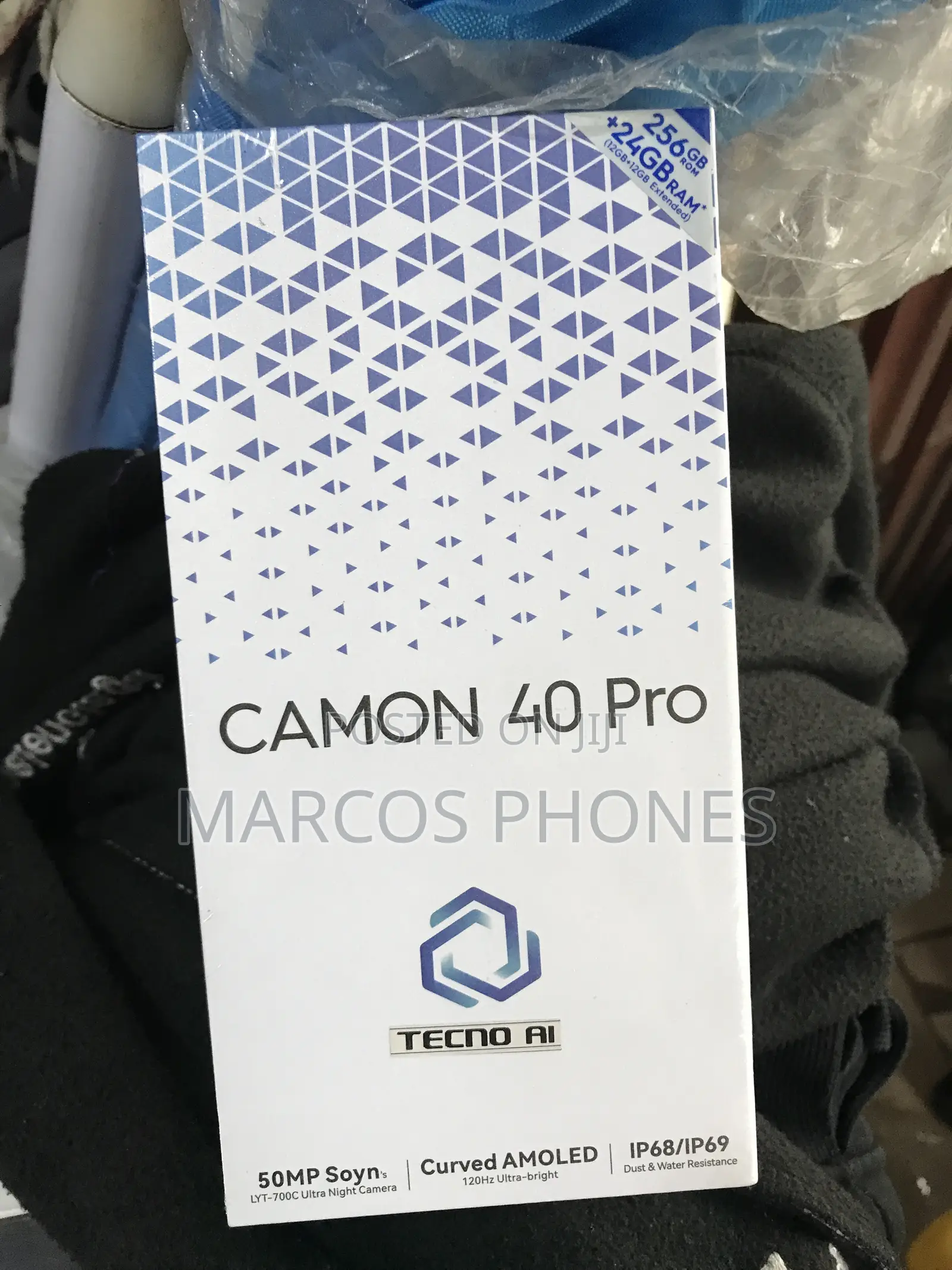New Tecno Camon 40 Pro 5G 256 GB Black
