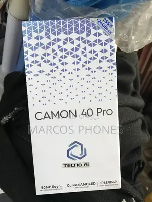 New Tecno Camon 40 Pro 5G 256 GB Black
