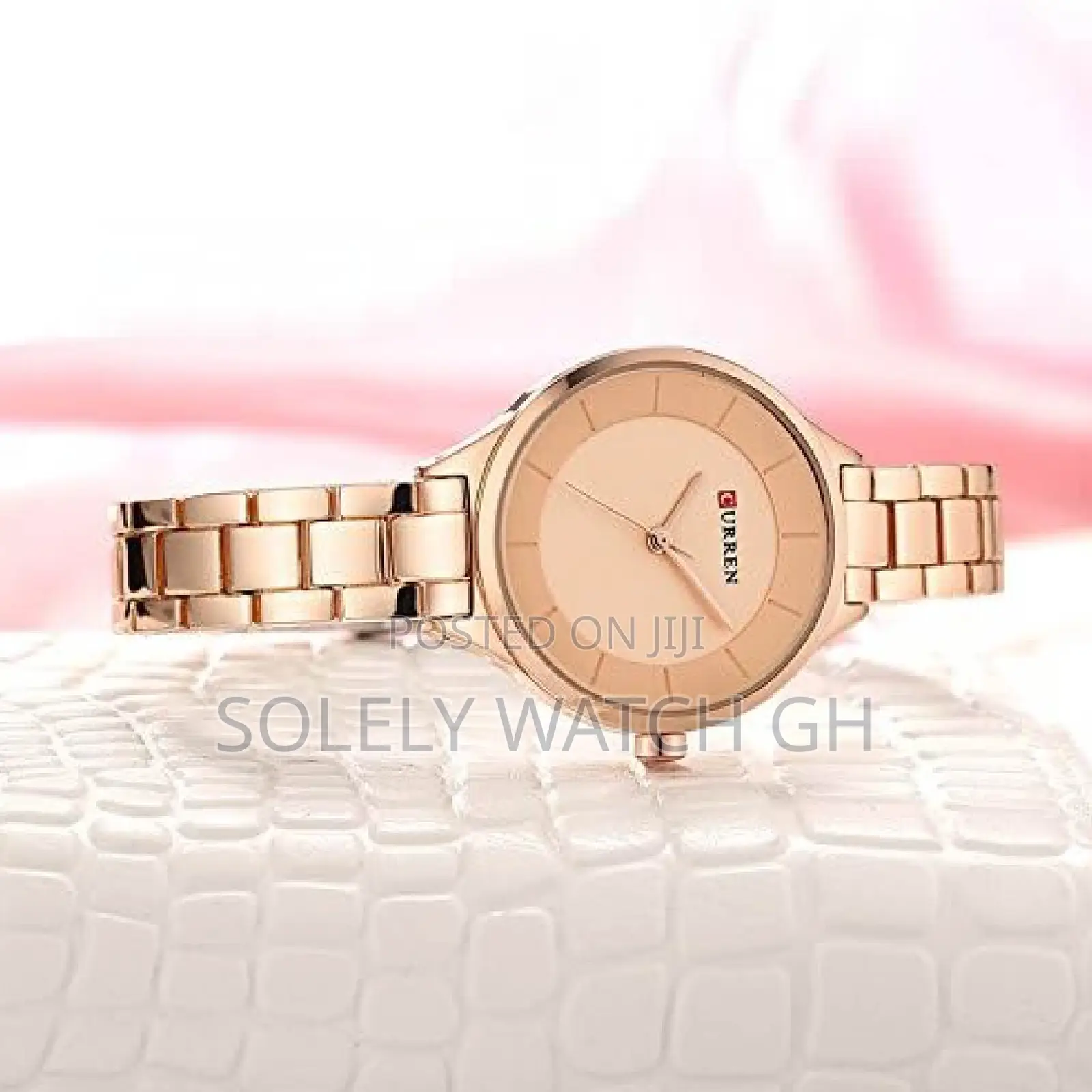 Curren 9015 Rose Gold Stainless Steel Ladies Watch