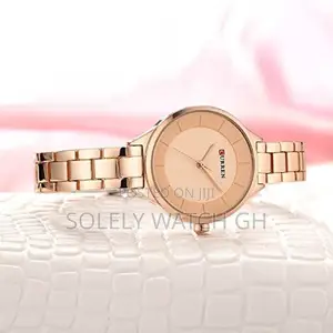 Curren 9015 Rose Gold Stainless Steel Ladies Watch