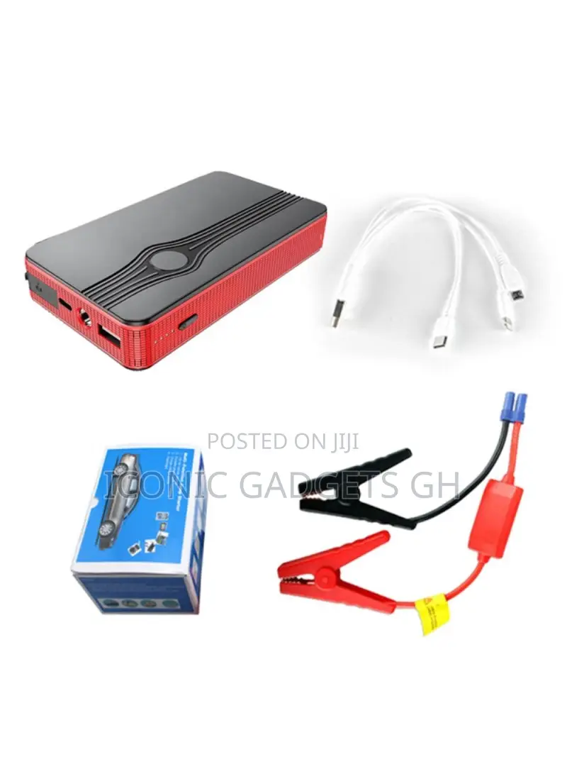 5v 2a 6000mah Car Emergency Starter Power Bank With Led Light