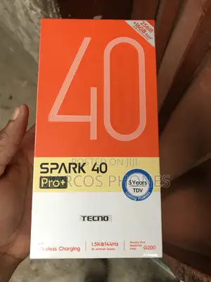 New Tecno Spark 40 Pro+ 256 GB Black