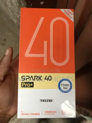 New Tecno Spark 40 Pro+ 256 GB Black