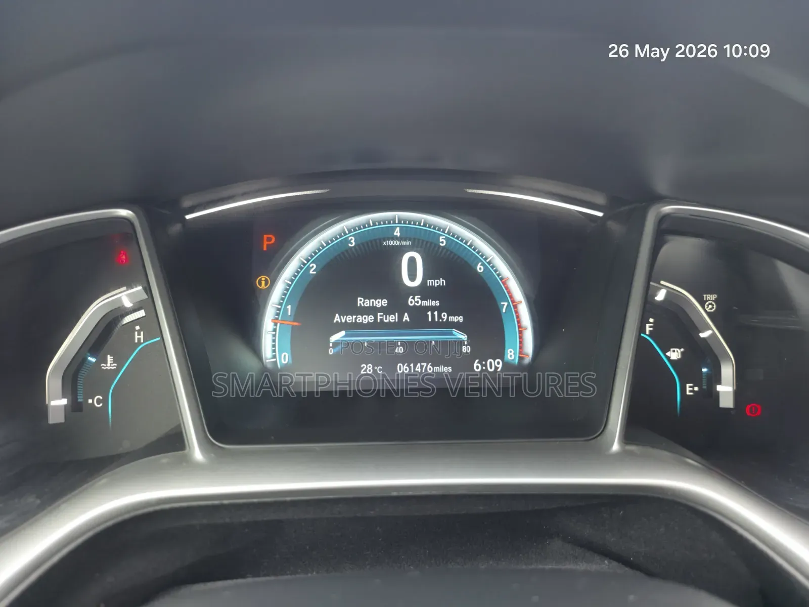 Honda Civic Touring Sedan 2018 Blue