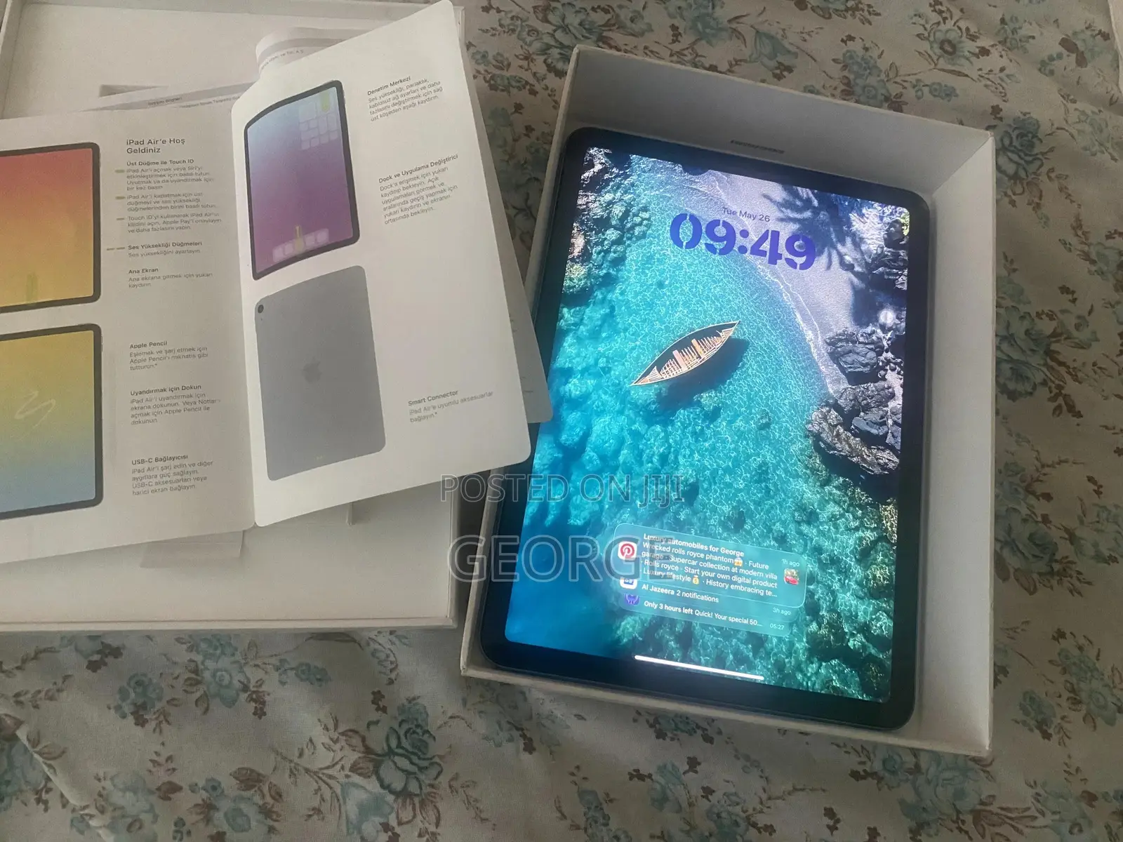 New Apple iPad Air (2022) 64 GB Gray