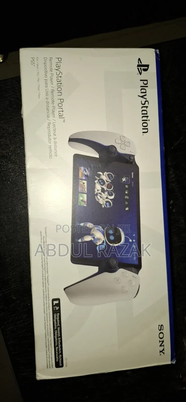 Ps5 Console With Two Controllers Plus Potable.