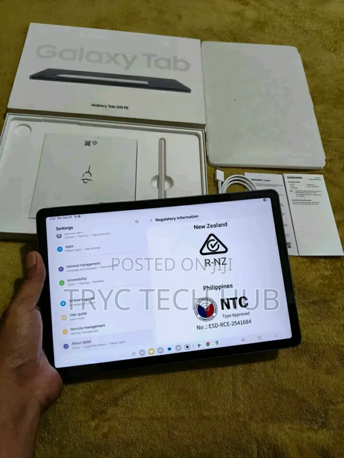 New Samsung Galaxy Tab S10 FE 256 GB Black