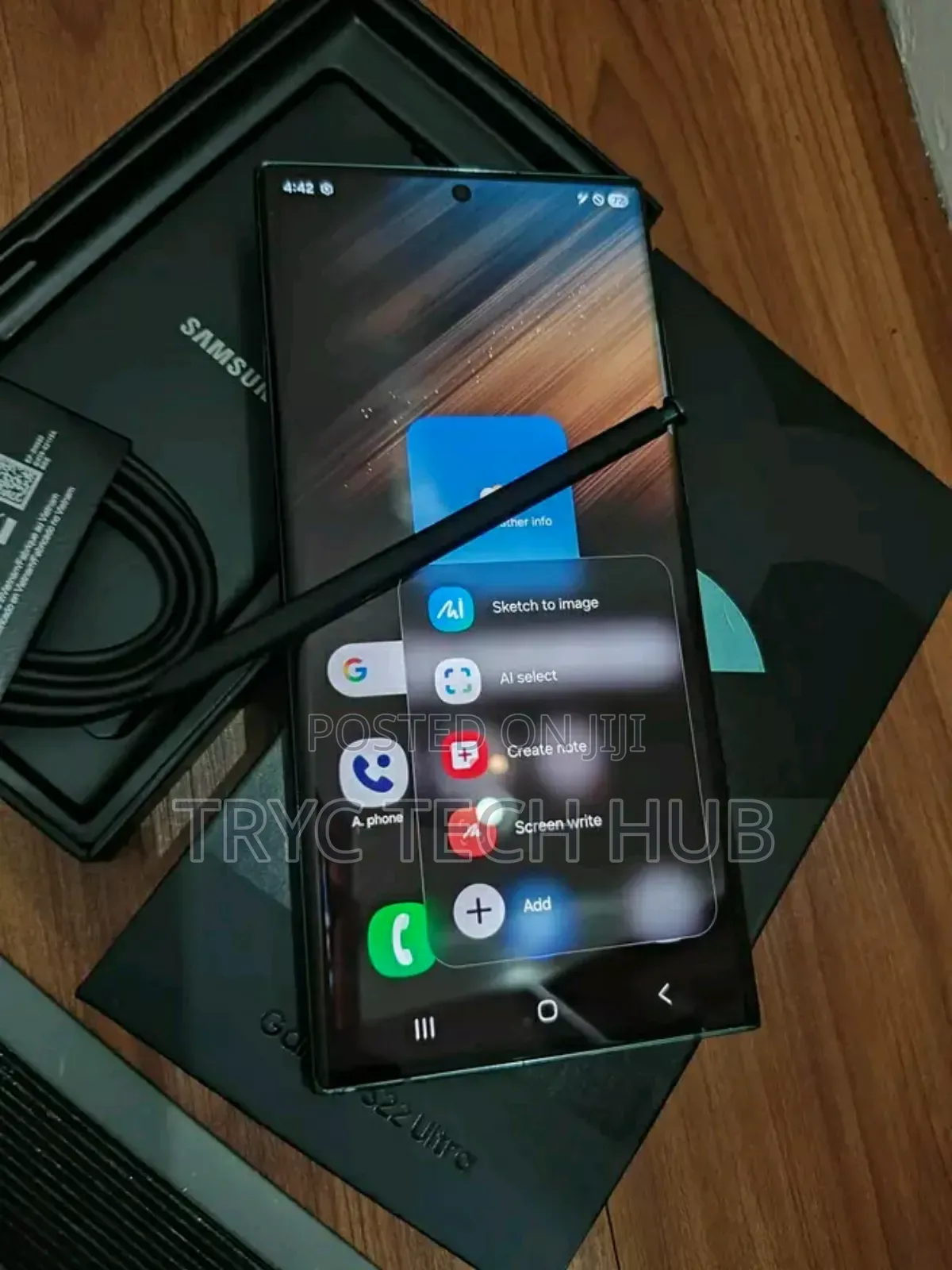New Samsung Galaxy S22 Ultra 512 GB Gray